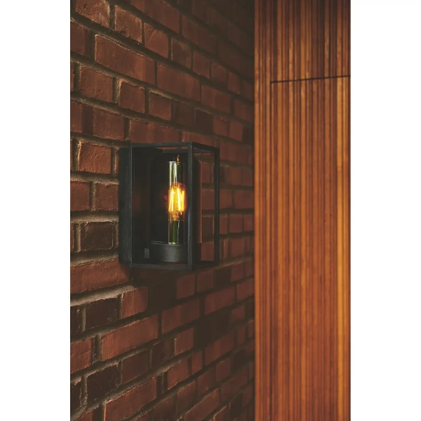 Elewacyjna lampa ścienna GRIFFIN 2218131047 IP44 przydymiony