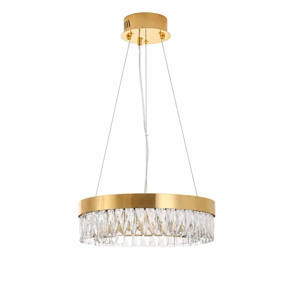 Żyrandol z kryształkami ALEXIS złoty ST-8876P-40 1xLED 10W 3000K glamour