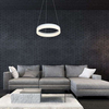 LAMPA wisząca RING ML405 Milagro okrągła OPRAWA zwis LED 24W 4000K pierścień circle ring biały alvendre