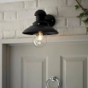 Ścienna lampa do ogrodu Hereford 95982 metalowa IP44 czarna