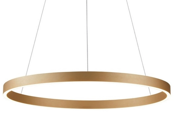 Lampa metalowa wisząca Andrea AZ5101 LED 70W złota 