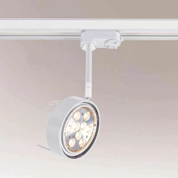 Reflektorowa LAMPA sufitowa FUSSA 7679 Shilo metalowa OPRAWA regulowana do systemu szynowego 3-fazowego biała