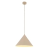 Loftowa wisząca lampa Cono 10621 stożkowa do jadalni beżowy