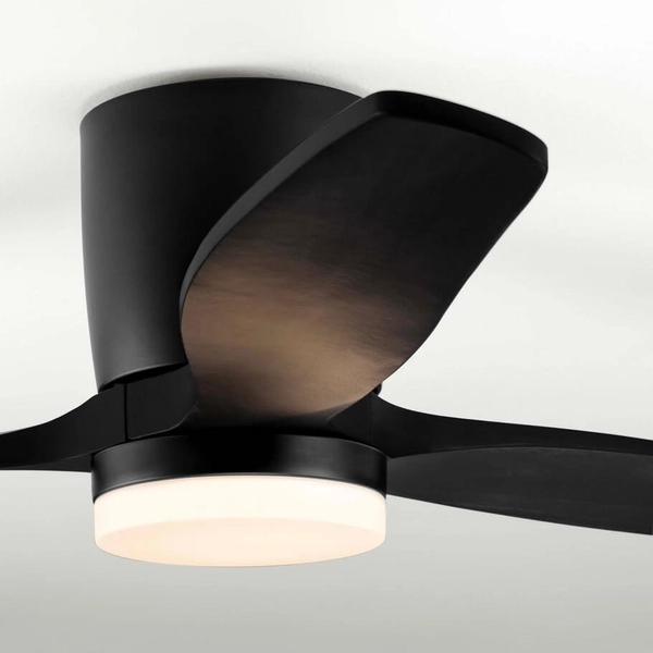 Sufitowa lampa GUARAYOS LE44967 LED 18W 3000-6500K wentylator czarna