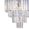 Natynkowa lampa chrom Amedeo FC17106/4+1-CHR plafon nad wyspę
