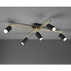 Lampa sufitowa VANTOS DL580612400 Trio regulowana sople czarna złota