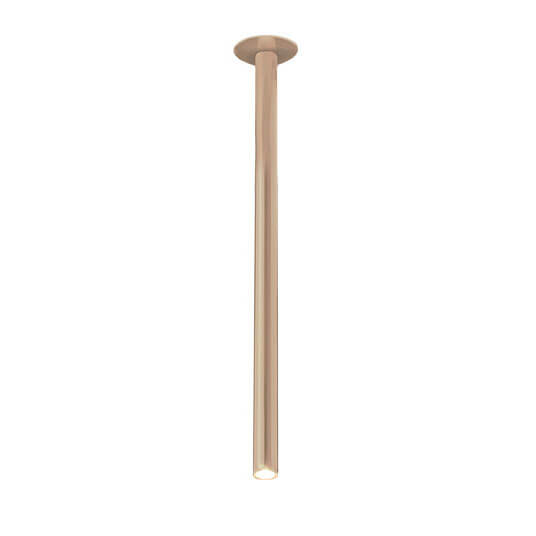 Podłużna lampa sufitowa ALHA 9420 Dohar metalowa tuba platynowa