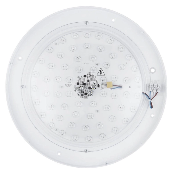 Nowoczesna LAMPA sufitowa MANNI 41759-24 Globo okrągły plafon LED 24W 2700K - 6500K z pilotem czarny