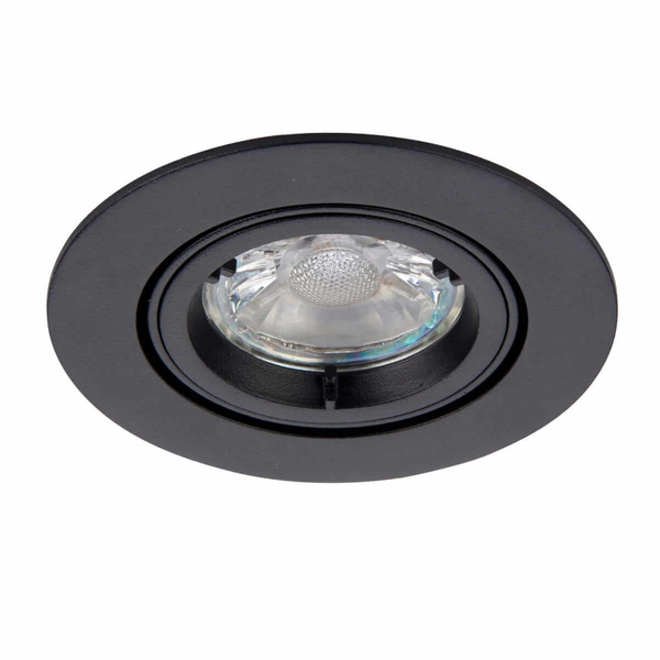 Okrągła lampa wpuszczana Cast 95919 Saxby spot czarna