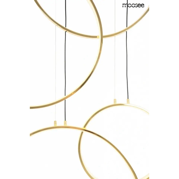 Pierścieniowa lampa wisząca CIRCULO złota MSE1501100603 6xLED 156W 3000K ringi