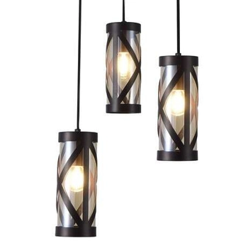 LAMPA wisząca OBERON 5339 Rabalux szklana OPRAWA kaskada ZWIS klosz obudowany brązowa kawowa bursztynowa