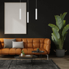 Wisząca lampa Hudson MLP8799 metalowa kaskada loft biała