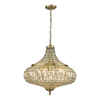 Wisząca lampa kryształowa Asmara ASM0675 mosiądz przezroczysty
