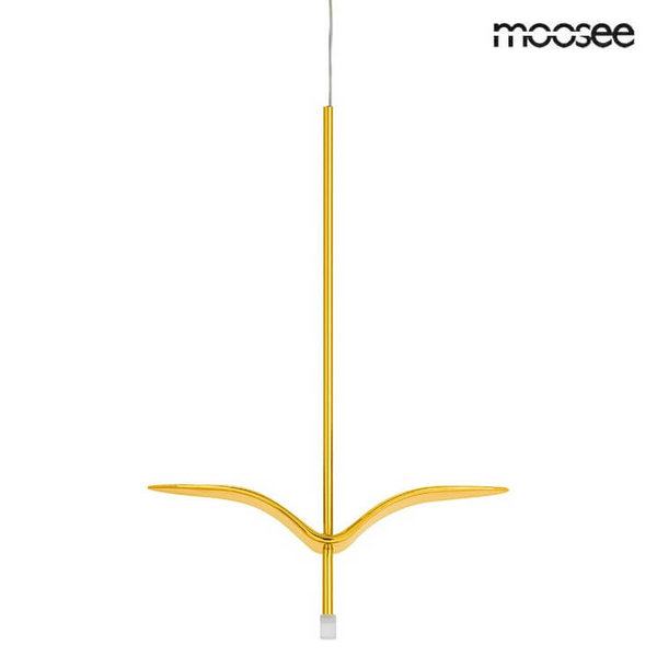 Sypialniana lampa wisząca Gavi MSE1501100340 Moosee LED 5W 3000K złota