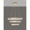 Salonowy żyrandol pałacowy Bauta crystal LED 92W 3500K złoty