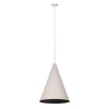 Salonowa lampa wisząca VESUVIO 41071 metalowa beżowa czarna