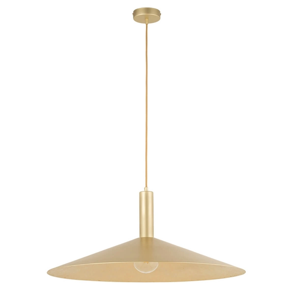 Zwisająca lampa nad stół Capri 41007 Sigma do kuchni stożek złota