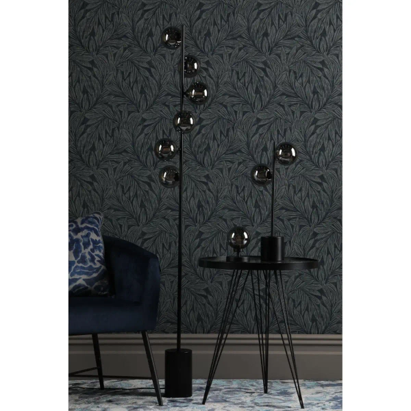 Loftowa lampa stołowa Esben ESB4122-01 przydymiona czarna