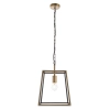 Łańcuchowa lampa wisząca Hurst 95835 szklana mosiądz przezroczysty