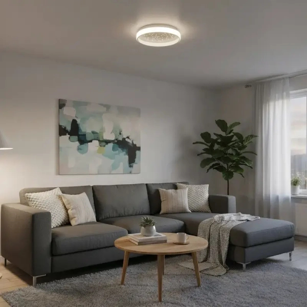 Okrągły plafon z pilotem Martis PLF-3232-WH LED 50W 3000-6500K biały