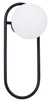 Lampa ścienna Finestra K-4964 szklana kula biała czarna