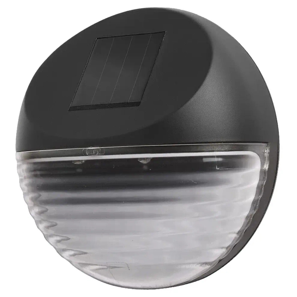 Elewacyjna lampa ścienna Wall EKO0606 LED 0,06W 6000K IP44 czarny