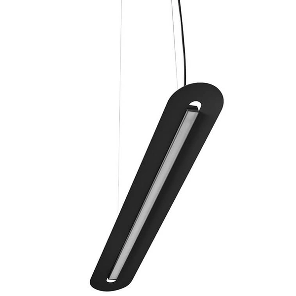 Metalowa wisząca lampa Senkei SNB622P2 LED 24W 3000K belka czarna