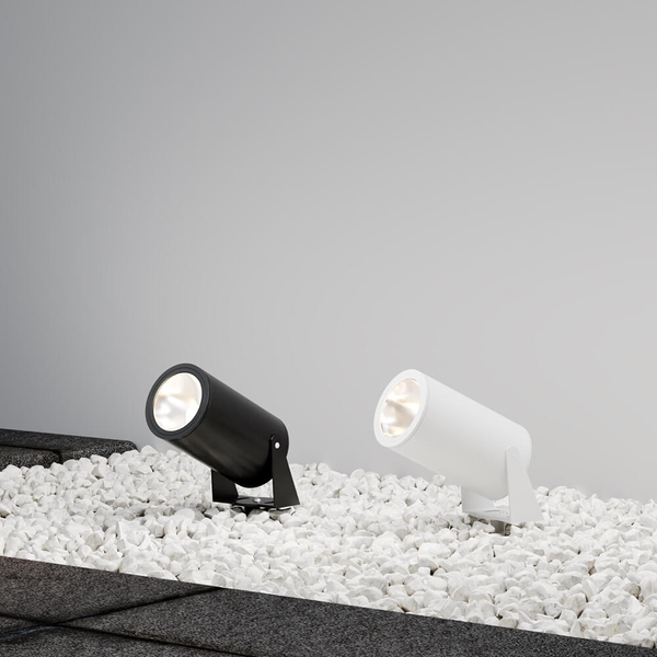 Regulowana lampa gruntowa Bern O050FL-L30W3K LED 30W 3000K IP65 biały