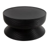 Drewniany stolik kawowy LAPIS MM001501100404 czarny do salonu 75cm