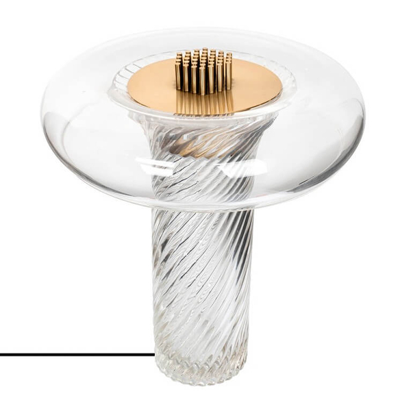 Stołowa lampa szklana Icar MSE1501100165 Moosee LED 7W 3000K przezroczysta
