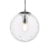 Wisząca lampa do jadalni Ripple SP71-RIP8808 nad stół szklana chrom