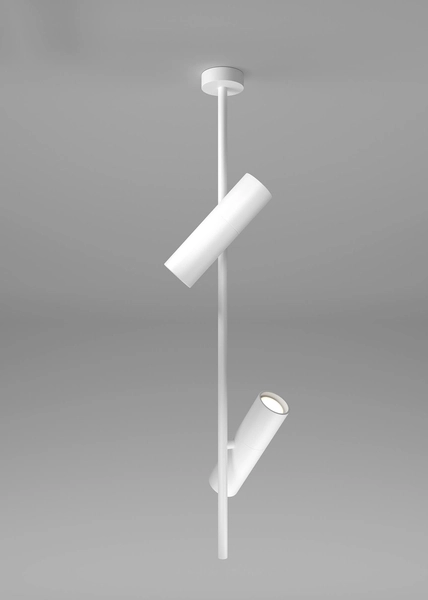 Lampa sufitowa wisząca podwójne tuby regulowane białe Elti OUTLET