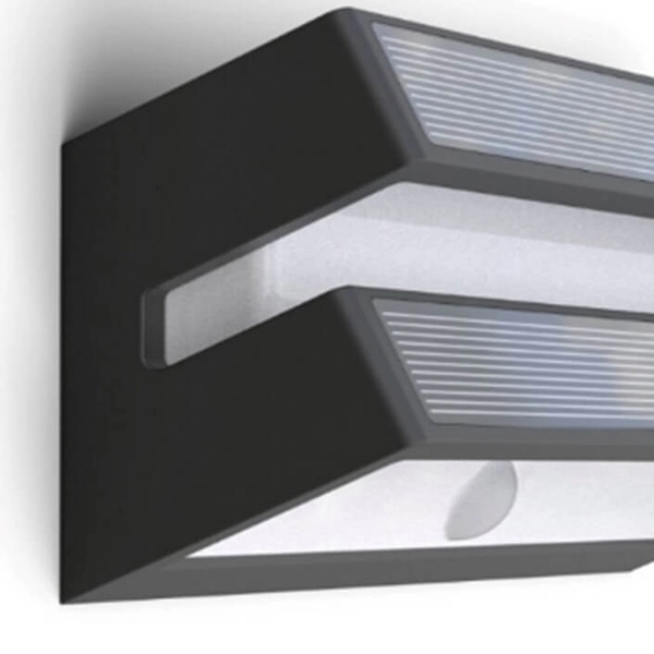 Lampa solarna na elewację BARLO 6915501335 LED 8,2W 3000K IP54 szara