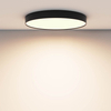 Okrągła lampa sufitowa Zon C032CL-90W3K-RD-B Maytoni LED 90W 3000K czarna