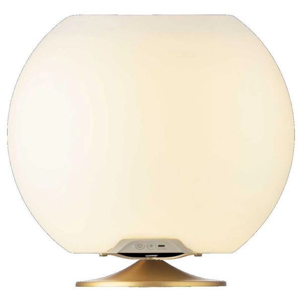 Stojąca lampka Sphere CGSPHERE-LED LED 2W 2700K głośnik chłodziarka biała