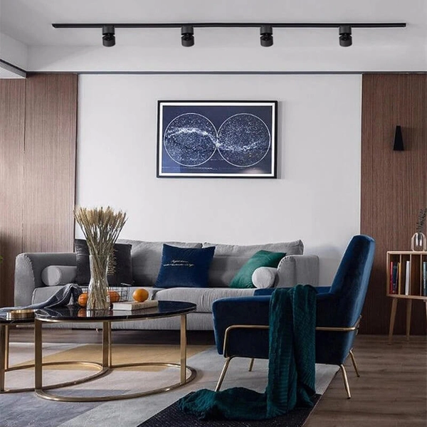 Reflektor szynowy 3-fazowy Posh Cree LED 12W 3000K czarny