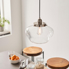 Jadalniana lampa wisząca Camberley 96172 srebrny przezroczysty