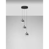 Potrójna lampa wisząca LURVELA LE45129 LED 15W 3000K kaskada szara