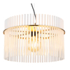 Zwisowa lampa szklana GORLEY 15698HM glamour złota przezroczysta