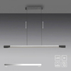 Wisząca lampa listwa HOOP 2732-33 LED 24W 3000K antracyt srebrny