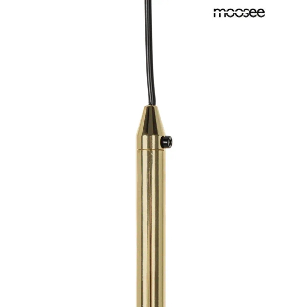 Wisząca lampa RUGIA złota biała MSE1501100490 2xG9 szklana nad stół