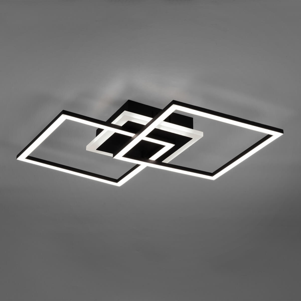 Geometryczna lampa sufitowa HALIA DL132-62793 LED 25W 3000K czarna