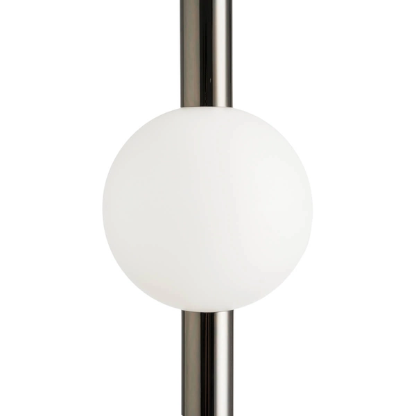 Zwisająca lampa do salonu O-Line ST-1689L BK LED 5W 3000K tuba czarna biała