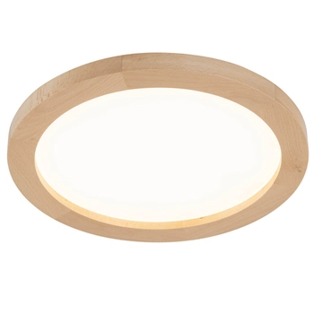 Plafon do łazienki Aqua 18004 LED 24W 3000-6500K IP54 drewniana biała