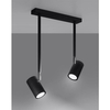 2-punktowa lampa sufitowa SL.1075 ruchome reflektorki czarne