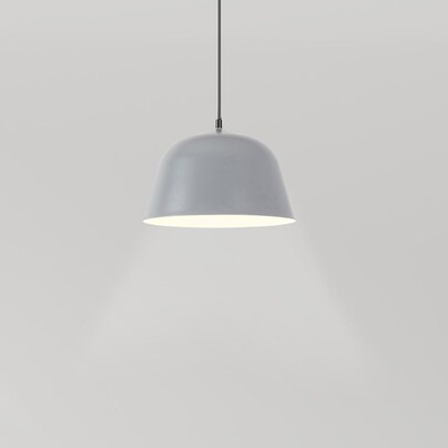 Industrialna lampa wisząca Malia 3095 szary zwis nad wyspę kuchenną
