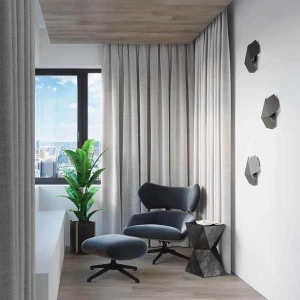 Kinkiet LAMPA ścienna SL.0425 metalowa OPRAWA geometryczna czarna