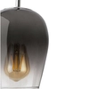 Loftowa LAMPA wisząca PETUNIA 5253 Rabalux szklana kaskada zwis 3-punktowy chrom