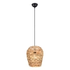 Ekologiczna lampa wisząca JEAN R36221036 do salonu czarny naturalny
