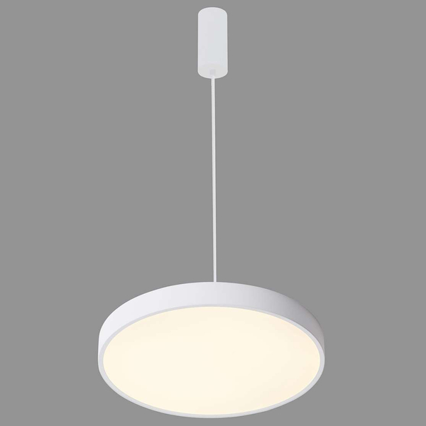 LAMPA wisząca ORBITAL 5361-830RP-WH-3 Italux metalowa OPRAWA zwis LED 24W 3000K okrągły biały